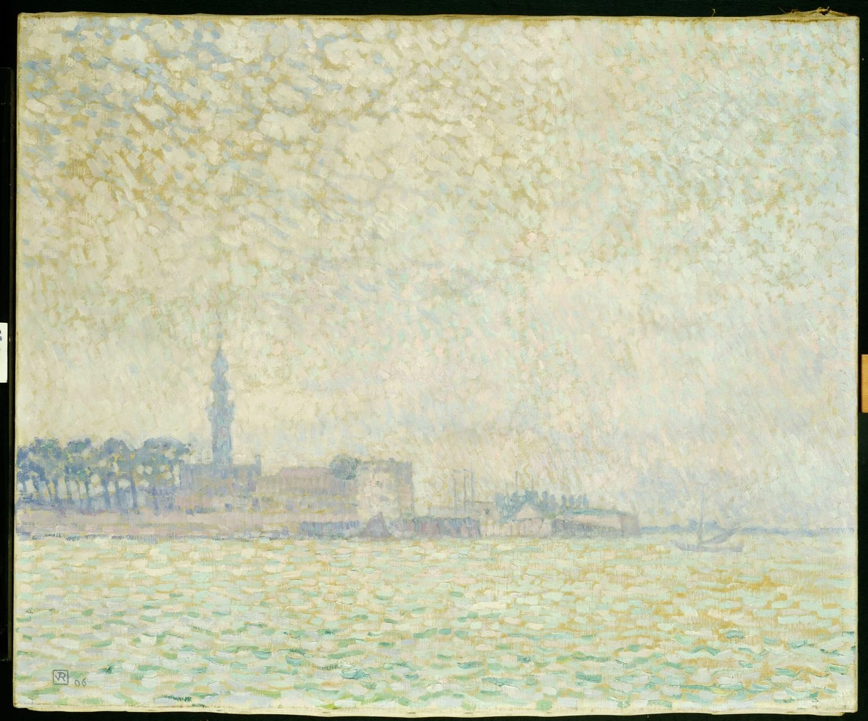 Veduta di Veere, mattina nebbiosa, 1906